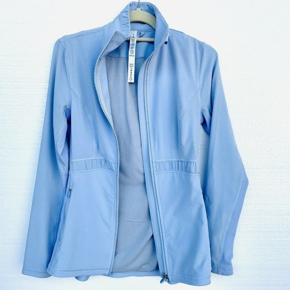 Lululemon Round Trip Jacket Cool Breeze Size 4 Zip Up Women's Workout W4AN2S - Picture 1 of 11